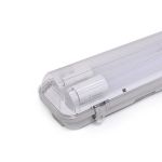 Noxion Réglette LED Étanche Boîtier Vide  Poseidon V2.0 incl. 2x Noxion Tube LED T8 Standard Output 19W 2x2300lm - 830 Blanc Chaud | 150cm