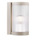 Nordlux Coupar Applique Murale Aluminium Sanded | IP54 - Convient pour E27