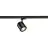 SLV Spot Sur Rail Enola C 3 Phases  Aluminium Noir Rond 11W 1040lm 55D - 830 Blanc Chaud