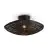 Good&Mojo Plafonnier Tanami Rattan Noir | Convient pour 1x E27 