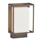 Nordlux Nestor Applique Murale Aluminium Noir 8W 550lm - 827 Blanc Très Chaud