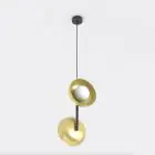 Emibig Suspension Luminaire Vanila Acier Dorée | Convient pour 2x G9 - Max 8W