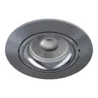 Noxion Encastré Spot Vision MR16 Inclinable Gris | 82mm - Diamètre 69mm - IP20 - incl. GU10 Culot 