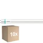 Lot 10x Philips Master LED T8 (EM/Direct 230V) High Output 19.3/23W 2900/3400lm - 830 Blanc Chaud | 150cm - Lumen Commutateur - Équivalent 58W