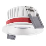 Ledvance LED Spot Fire Rated Aluminium Wit 8W 720lm 36D - 940 Koel Wit | Zaagmaat 68mm - IP65 - Beste Kleurweergave - Dimbaar