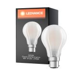 Ledvance Classic Performance LED Lamp B22d Peer Filament Mat 4W 470lm - 827 Zeer Warm Wit | Vervangt 40W