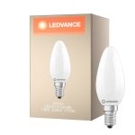 Ledvance Classic LED E14 Kaars Mat 1.8W 250lm - 827 Zeer Warm Wit | Vervangt 25W
