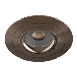 Noxion Inbouw Spot Logic MR16 Kantelbaar Bronze | 92mm - Zaagmaat 80mm - IP20 - incl. GU10 Fitting 