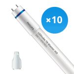 Voordeelpak 10x Philips LED Buis T8 MASTER (EM/Mains) High Output 8W 1050lm - 865 Daglicht | 60cm - Vervangt 18W