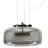 Ledvance Decor Glow Hanglamp Zwart 32W 2500lm - 830 Warm Wit | 380mm