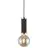 Nordlux Galloway Pendulum Metaal Zwart Messing | Geschikt voor 1x E27