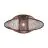 Good&Mojo Plafondlamp Maui Bamboe Burgundy L | Geschikt voor 1x E27 