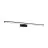 Eglo Wandlamp Pandella 1 Aluminium Zwart Badkamerverlichting 14W 1700lm - 840 Koel Wit | IP44 