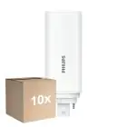 Voordeelpak 10x Philips CorePro PL-T LED Lamp HF 9W - 840 Koel Wit | 4-Pin - Vervangt 26W