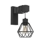Eglo Wandlamp Townshend 5 Hout Zwart | Geschikt voor E27